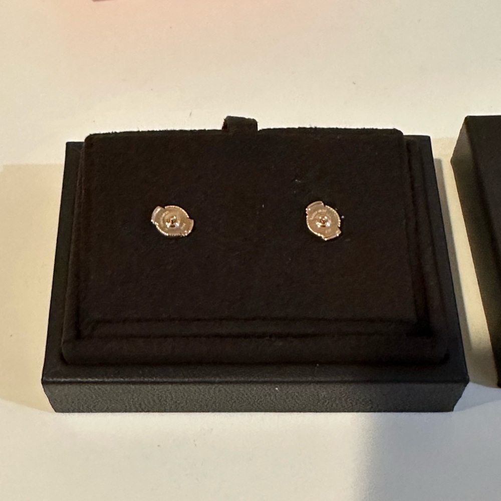 BNIB Hermes Farrandole Earrings, Very Small Model Rose Gold - Picture 3 of 4
